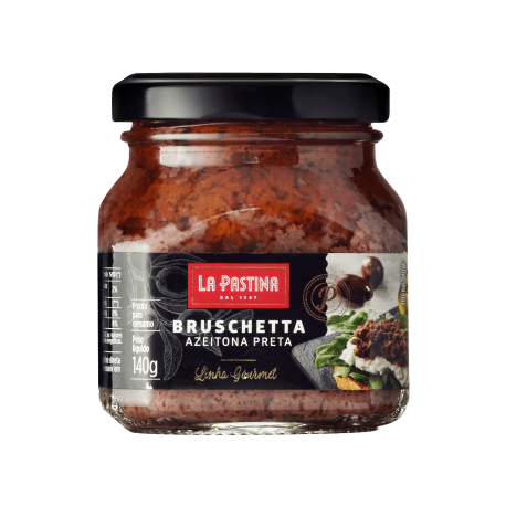 Bruschetta Azeitona Preta La Pastina 140g